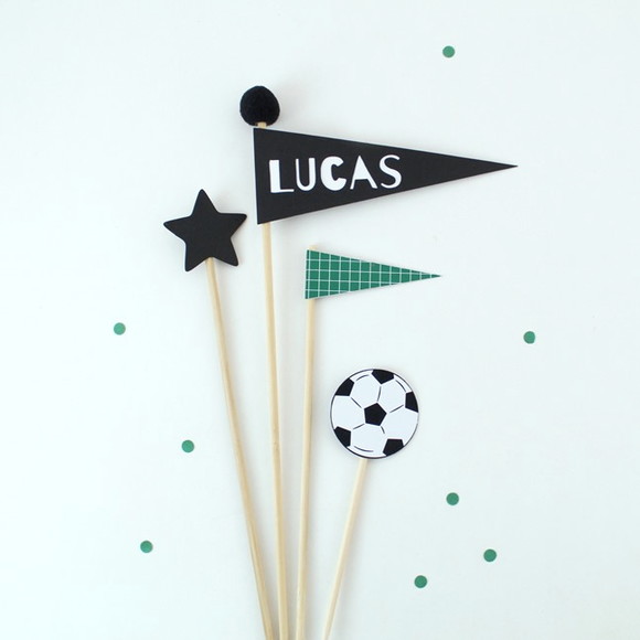 Topo de Bolo Tema Futebol