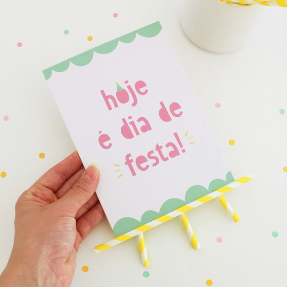 Quadrinho de Mesa - Dia de Festa! - Imagem 2