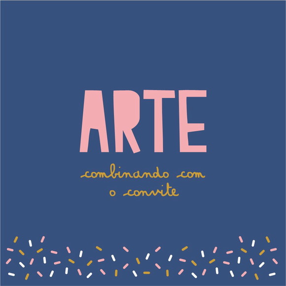 Arte Combinando com Convite