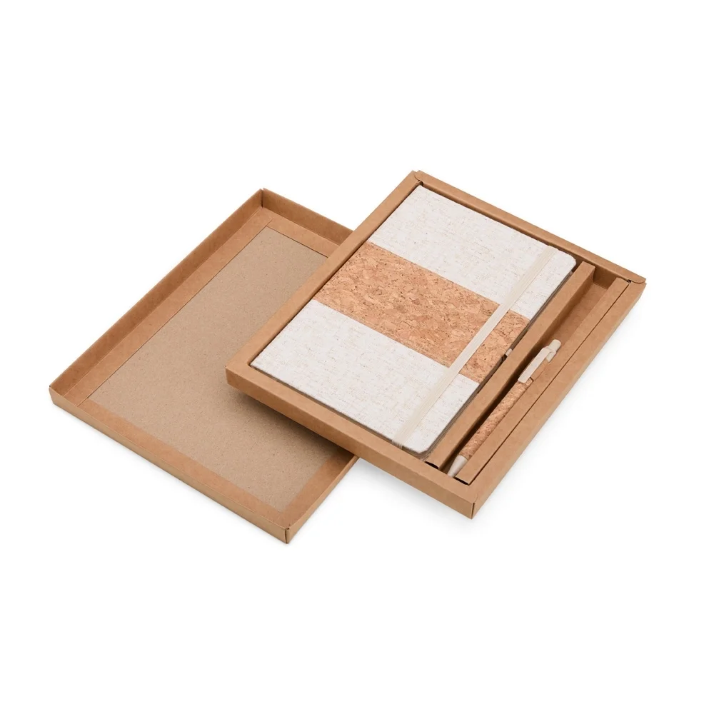 30 Caderenetas Personalizadas Em Kraft Brinde Personalizado Atacado - Imagem 2