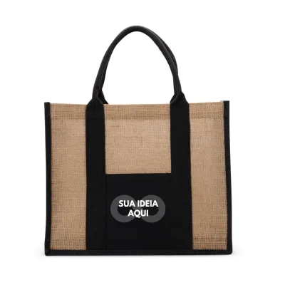 30 Sacolas de Linho Personalizadas Brinde Atacado