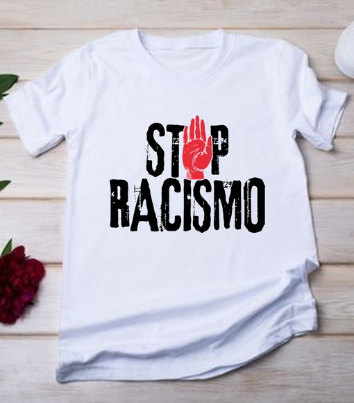 Kit Stop Racismo: Camiseta + Caneca para Eventos - Imagem 2