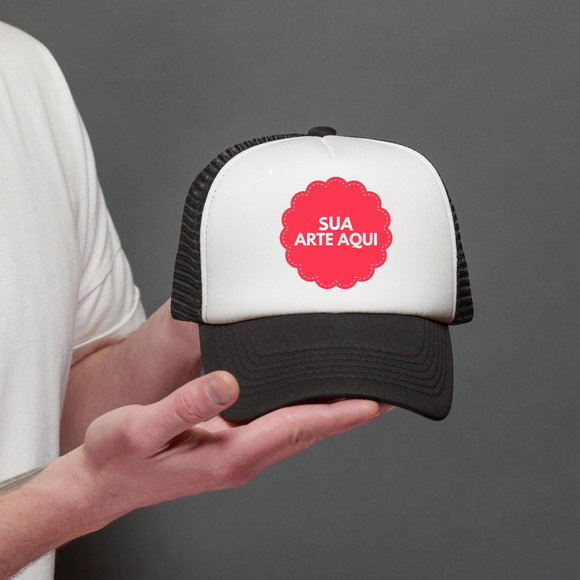 Boné Trucker Personalizado - Sua Arte Aqui