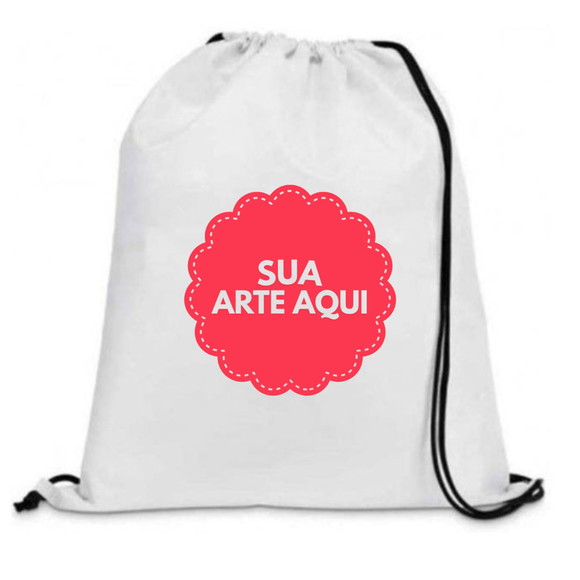 10 Mochilinhas Personalizada 30x40 em Tecido Oxford - Imagem 2