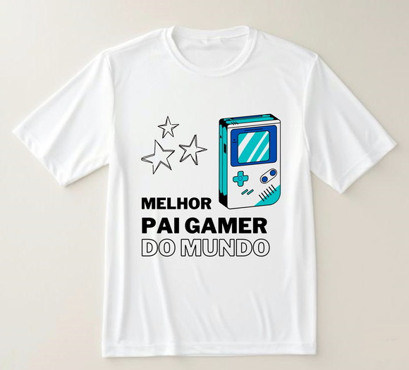 Camiseta Melhor Pai Gamer do Mundo