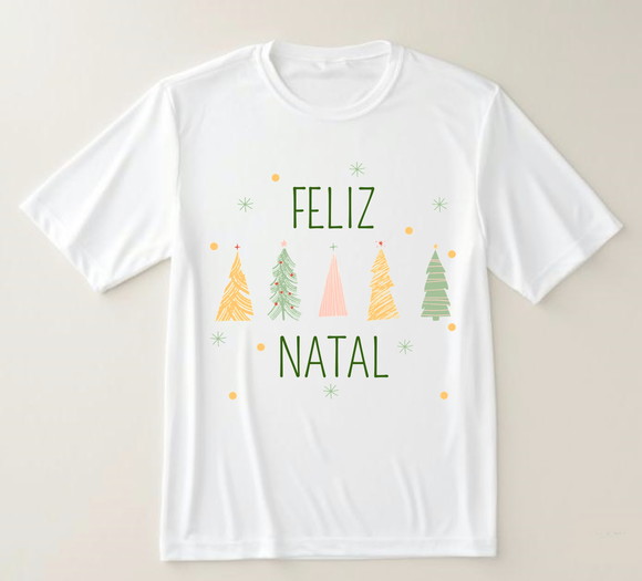Camiseta Feliz Natal Estilo e Alegria para o Fim de Ano