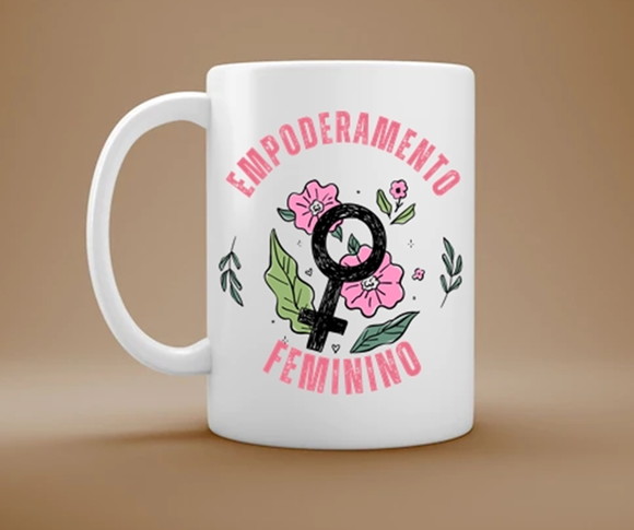 Caneca Empoderamento Feminino - Presente Poderoso e Inspirad - Imagem 2