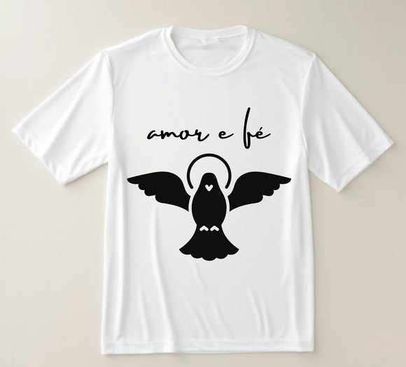 Camiseta Gospel Amor e Fé