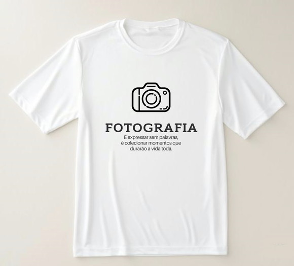Camiseta Estampa Fotografia
