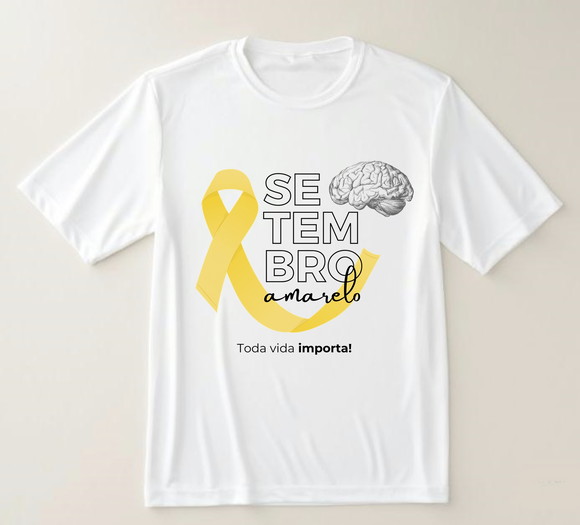 Camiseta Setembro Amarelo Toda Vida Importa