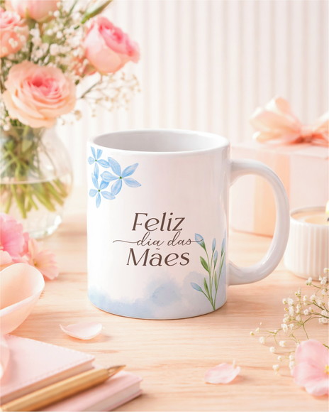 Caneca Personalizada de Porcelana Dia das Mães