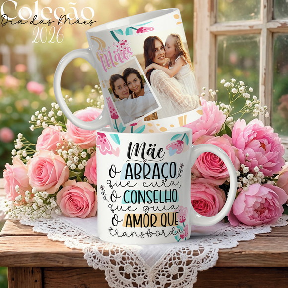 Caneca Personalizada de Porcelana Dia das Mães
