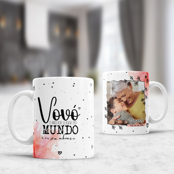 Caneca Personalizada de Porcelana Dia das Mães