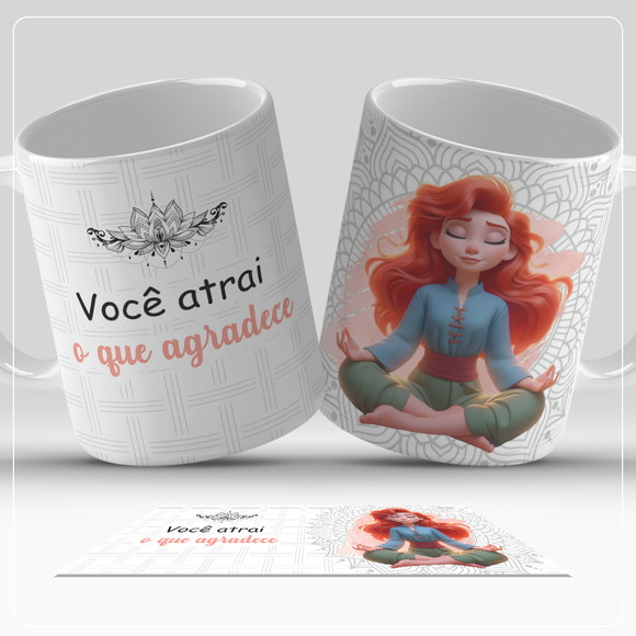 Caneca Personalizada de Porcelana Positividade
