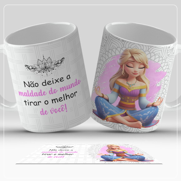 Caneca Personalizada de Porcelana Positividade