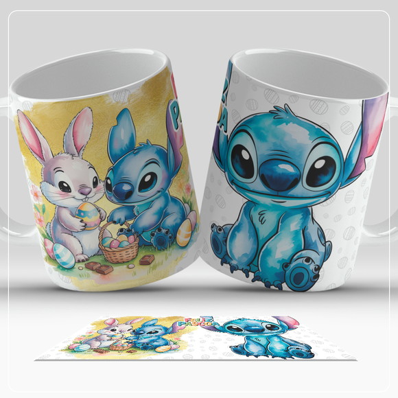 Caneca Personalizada de Porcelana Páscoa