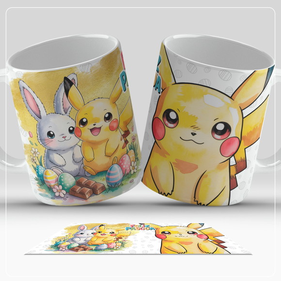 Caneca Personalizada de Porcelana Páscoa