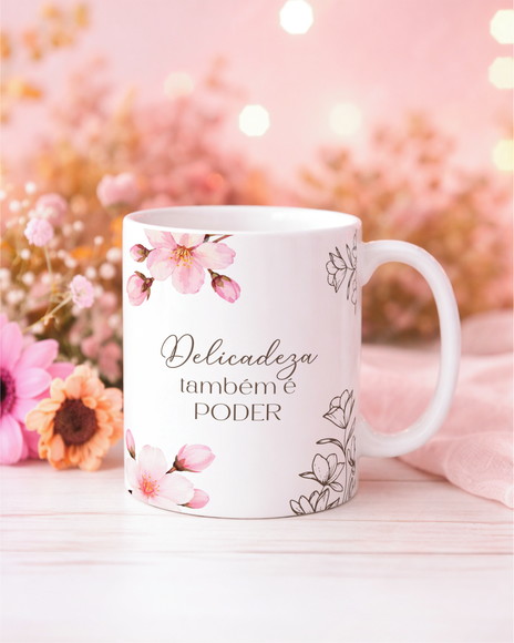 Caneca de Porcelana Dia das Mulheres