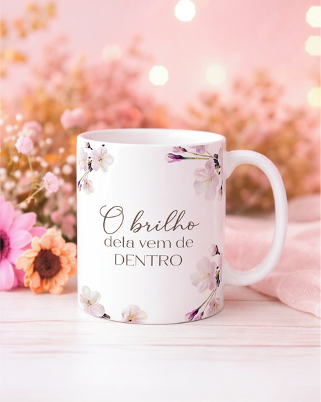 Caneca de Porcelana Dia das Mulheres