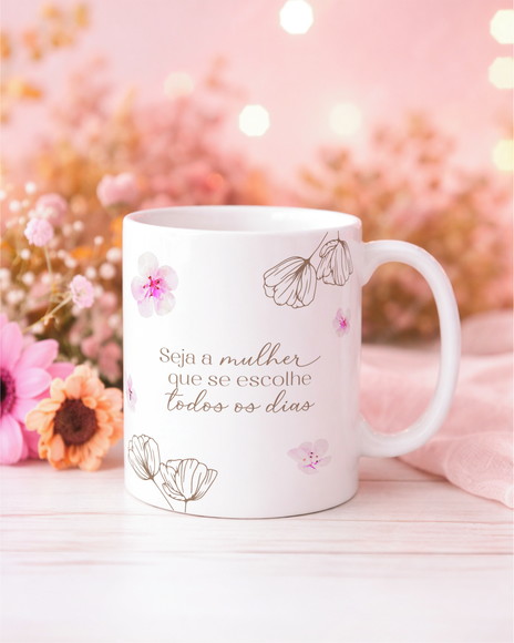 Caneca de Porcelana Dia das Mulheres