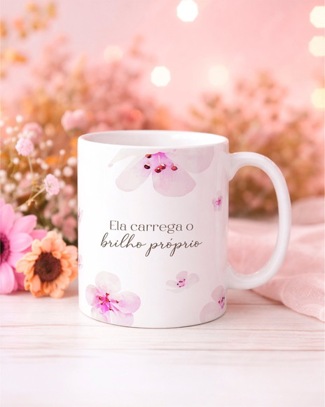 Caneca de Porcelana Dia das Mulheres