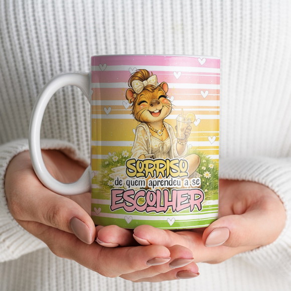 Caneca de Porcelana Dia das Mulheres