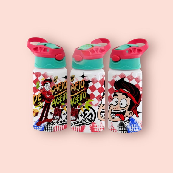 Squeeze de Alumínio Personalizado Enaldinho