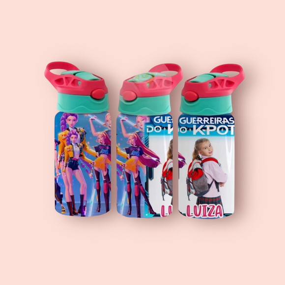 Squeeze Personalizado de Alumínio Guerreias do K Pop