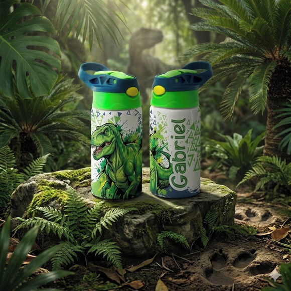 Squeeze de Alumínio Personalizado Dinossauro
