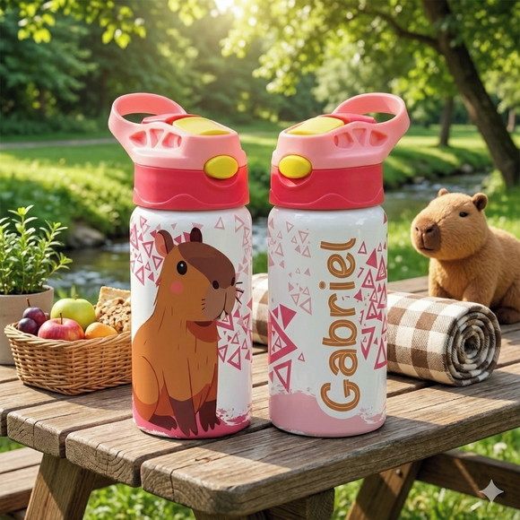 Squeeze de Alumínio Personalizado Capivara