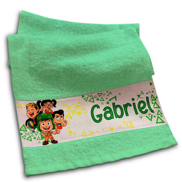Toalhinha Personalizada Sublimação Chaves
