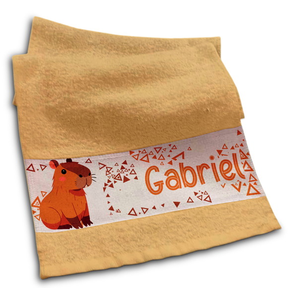 Toalhinha Personalizada Sublimação Capivara