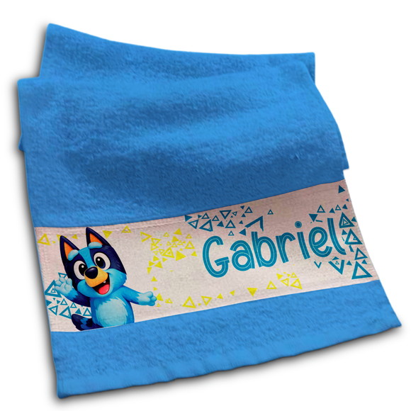 Toalhinha Personalizada Sublimação Bluey
