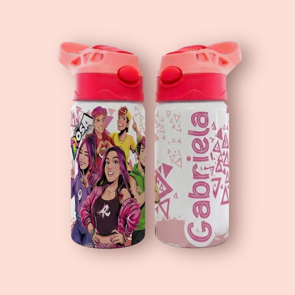 Squeeze de Alumínio Personalizado os Rosas