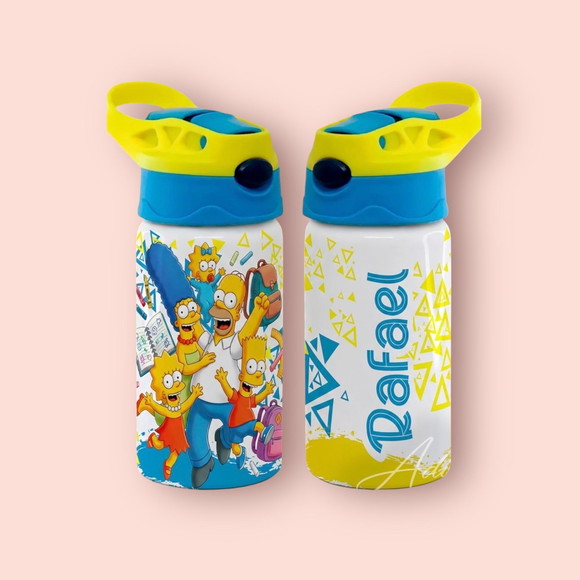 Squeeze de Alumínio Personalizado Simpsons
