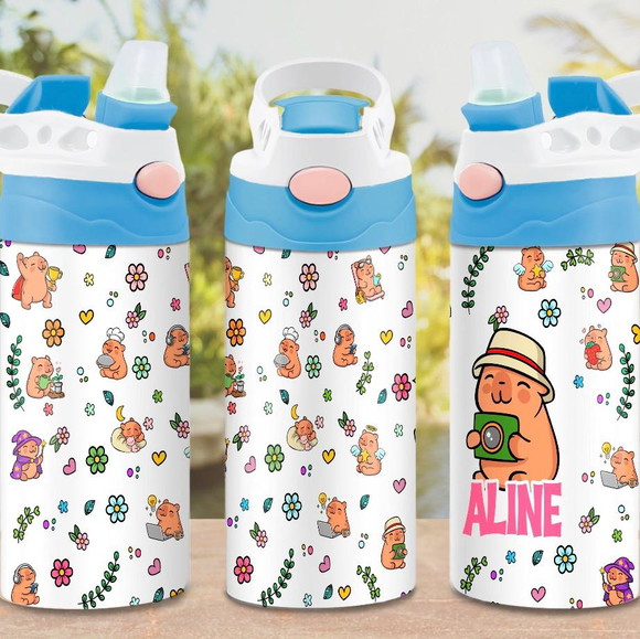 Squeeze de Alumínio Personalizado Capivara