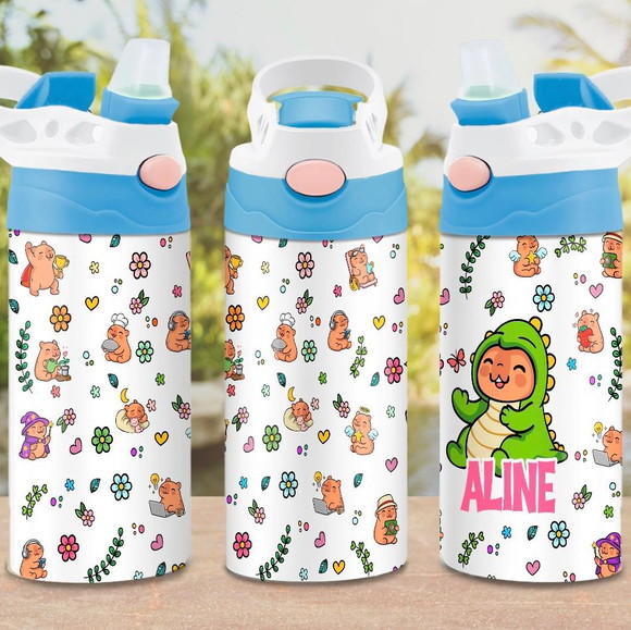 Squeeze de Alumínio Personalizado Capivara
