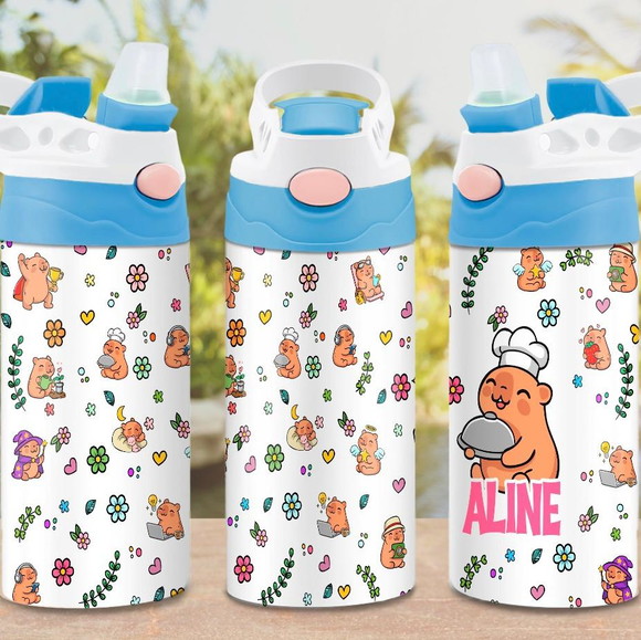 Squeeze de Alumínio Personalizado Capivara
