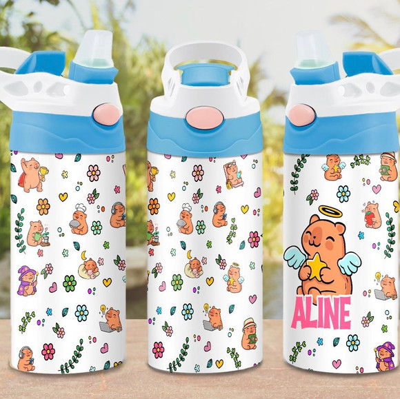 Squeeze de Alumínio Personalizado Capivara