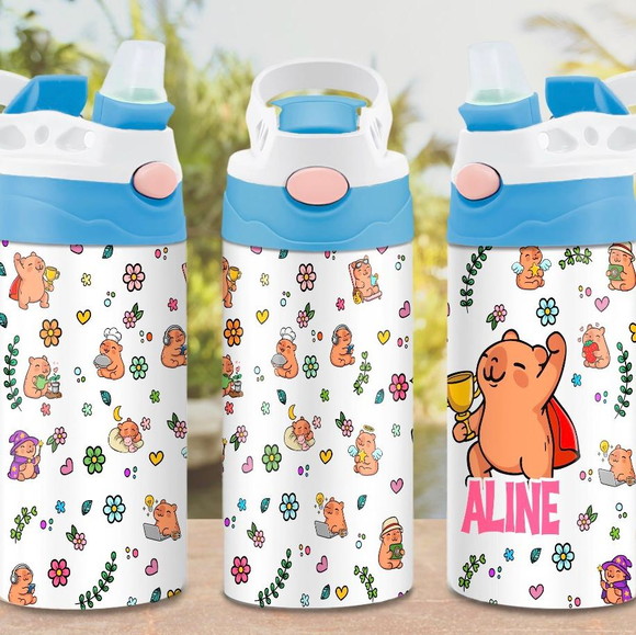 Squeeze de Alumínio Personalizado Capivara