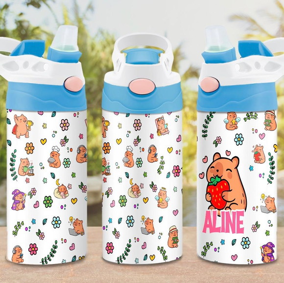 Squeeze de Alumínio Personalizado Capivara