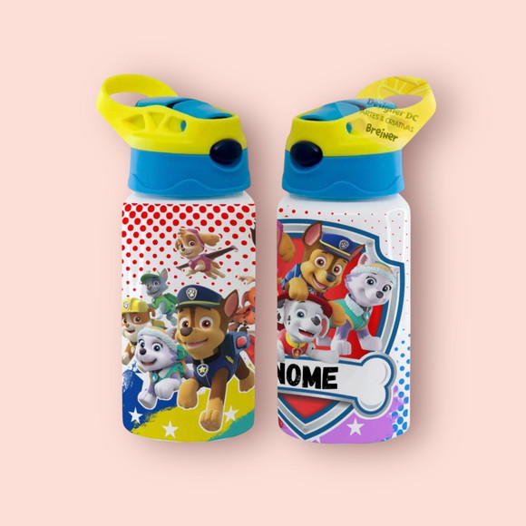 Squeeze de Alumínio Personalizado Patrulha Canina