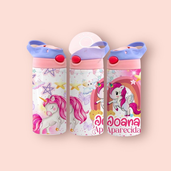 Squeeze de Alumínio Personalizado Unicórnio