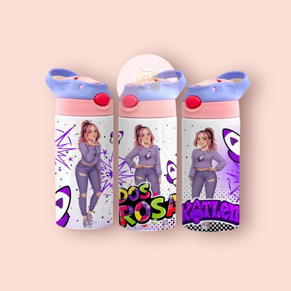 Squeeze de Alumínio Personalizado os Rosas