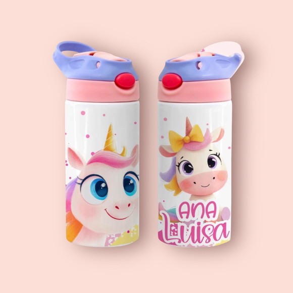 Squeeze de Alumínio Personalizado Unicórnio
