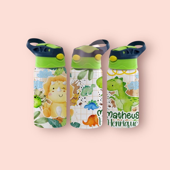 Squeeze de Alumínio Personalizado Dino Baby