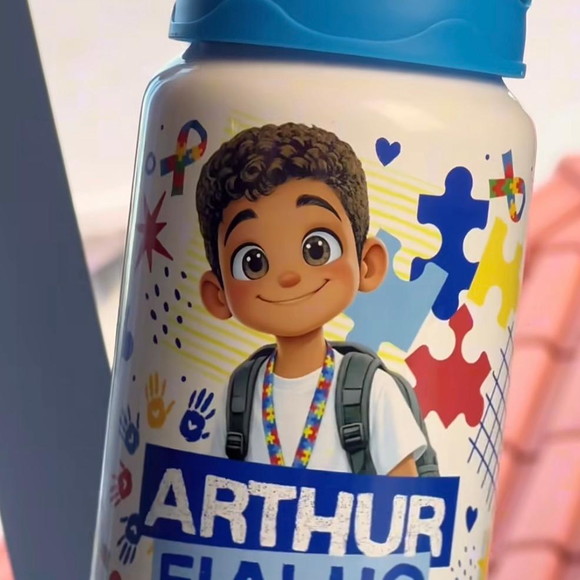 Squeeze de Alumínio Personalizado Autismo