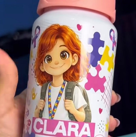 Squeeze de Alumínio Personalizado Autismo