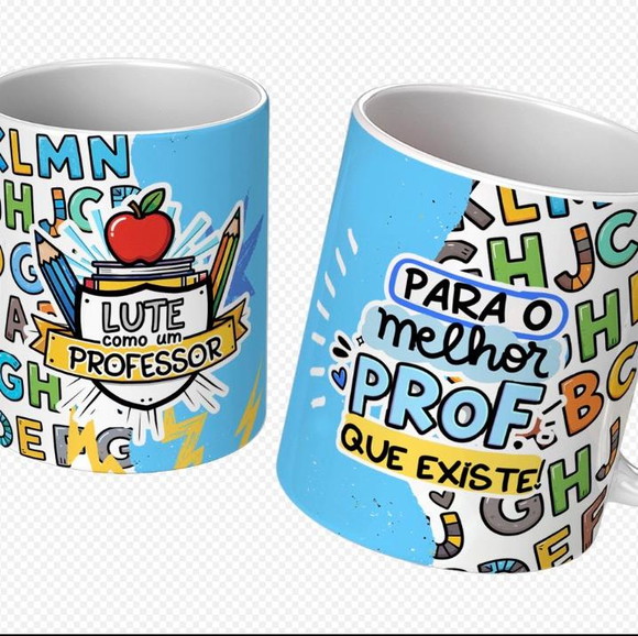 Caneca Personalizada de Porcelana Dia dos Professores