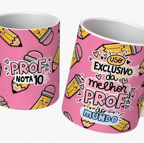 Caneca Personalizada de Porcelana Dia dos Professores